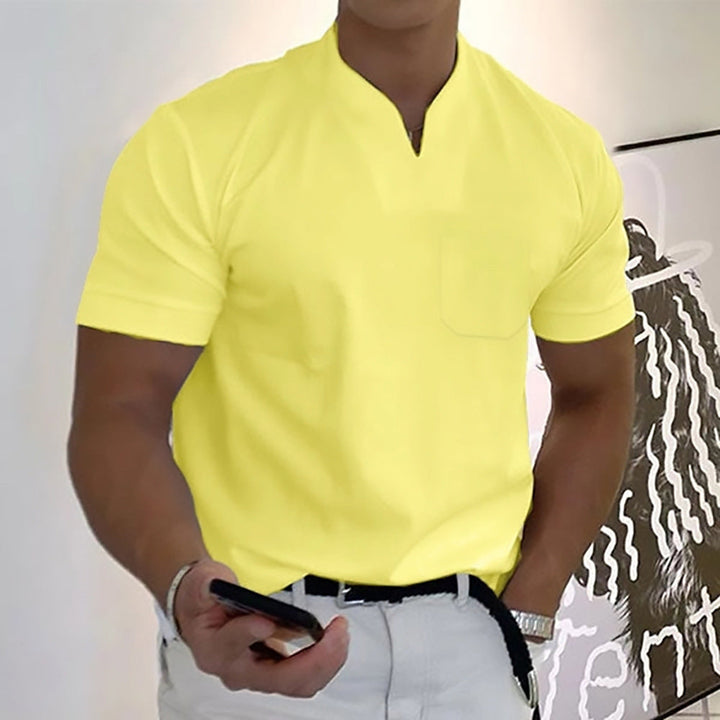 Heren - Elegant fitness T-shirt met korte mouwen - Ademend en lichtgewicht - Perfect voor elke gelegenheid