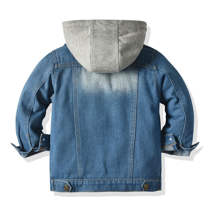 Heren - Spijkerjack met Kapuchon - Comfortabel Denim - Trendy en Stijlvol voor Elke Gelegenheid