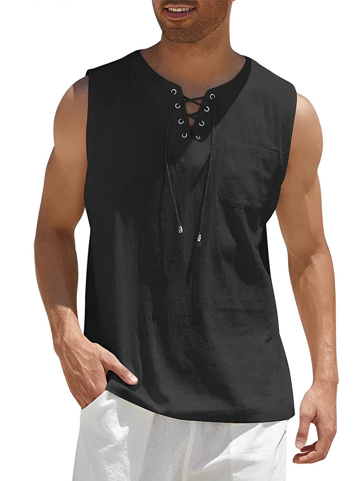 Heren - Zomertanktop - Comfortabel en Ademend Materiaal - Ideaal voor Warme Dagen en Activiteiten