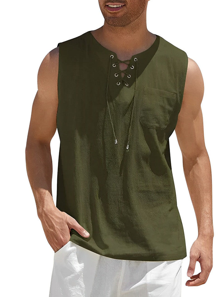 Heren - Zomertanktop - Comfortabel en Ademend Materiaal - Ideaal voor Warme Dagen en Activiteiten