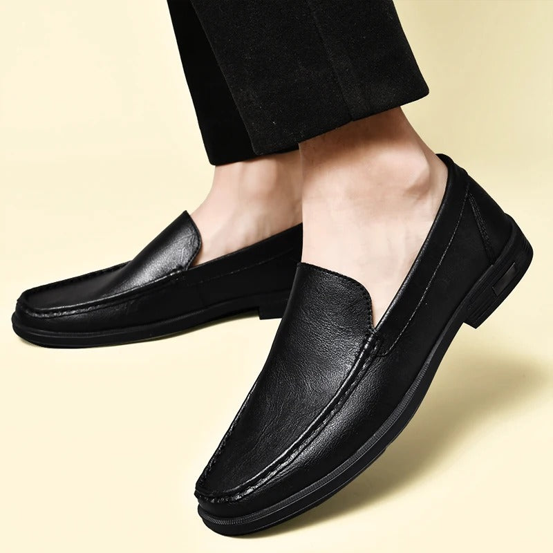 Stafford - Slanke en comfortabele leren loafers