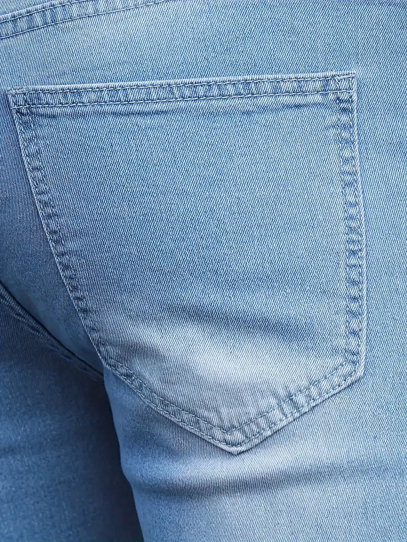 Mannen - Jeans - Comfortabele Denim - Stijlvolle Vrijetijdskleding voor Elke Gelegenheid