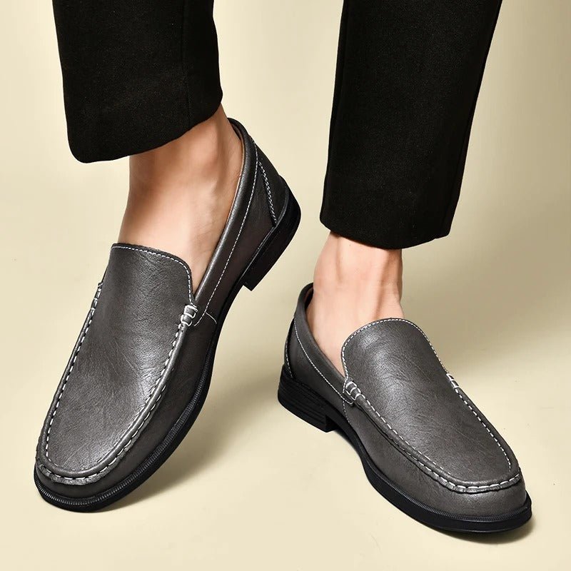 Stafford - Slanke en comfortabele leren loafers