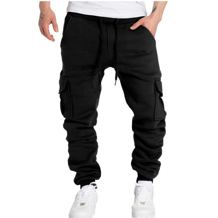 Heren - Cargo Broek - Comfortabele Stof - Stijlvolle Casual Mode