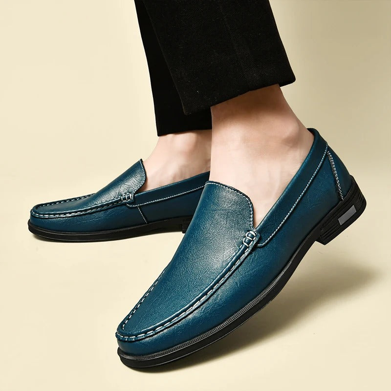 Stafford - Slanke en comfortabele leren loafers