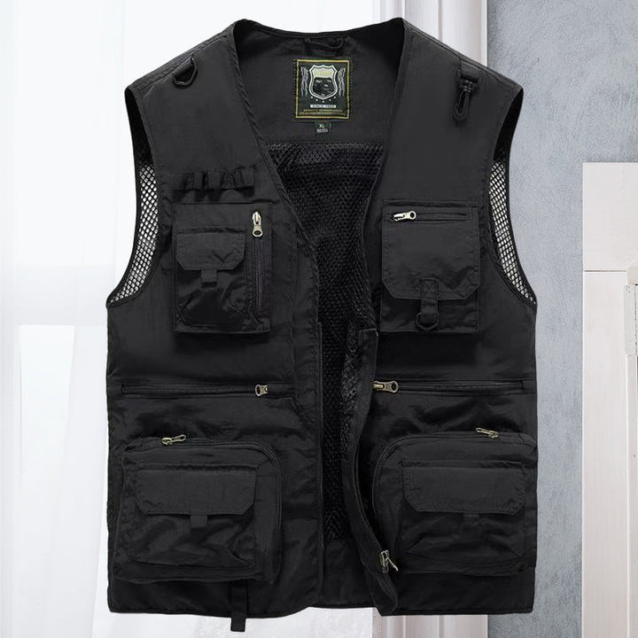 Heren - Tactisch Vest - Duurzaam Materiaal - Perfect voor Outdoor Avonturen