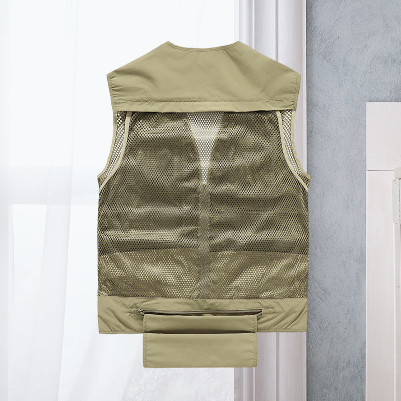 Heren - Tactisch Vest - Duurzaam Materiaal - Perfect voor Outdoor Avonturen