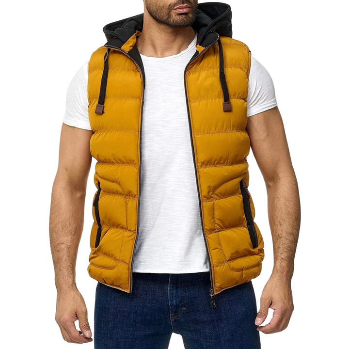 Lente Bodywarmer Met Afneembare Capuchon Voor Heren