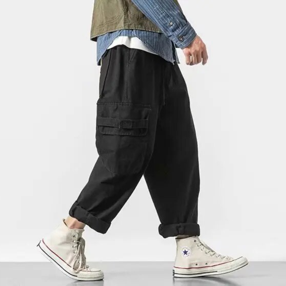 Vintage cargo baggy broek