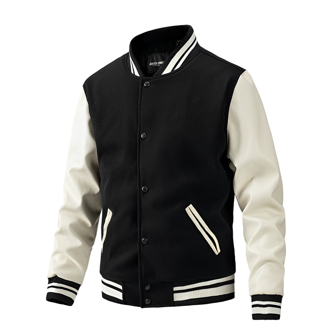 Heren - Stijlvol Baseballjack - Duurzaam Materiaal - Trendy Casual Look