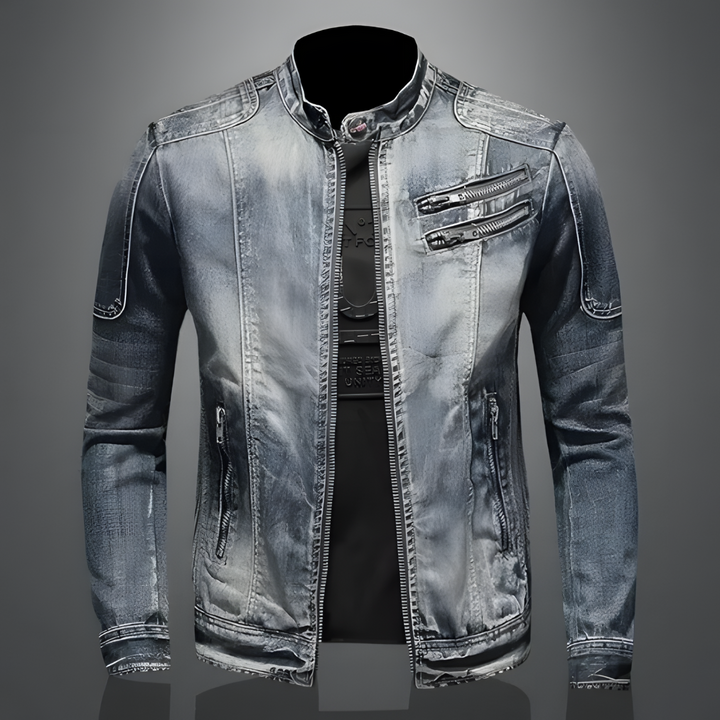 Heren - Retro Spijkerjack - Stijlvol Denim Jack - Casual Mode voor Trendy Outfits