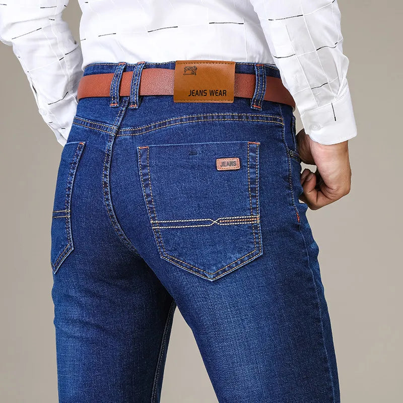 Rechte casual rekbare jeans