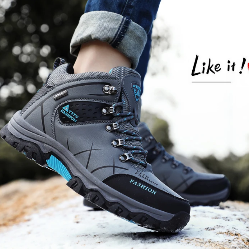 Heren Waterdicht Warm Gevoerd Outdoor Trekkingschoenen