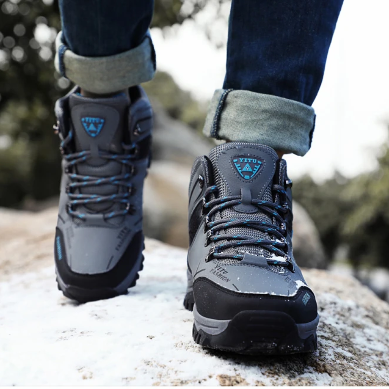 Heren Waterdicht Warm Gevoerd Outdoor Trekkingschoenen