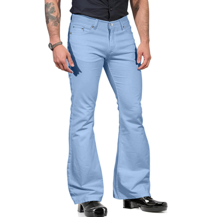 Heren - Retro Stijl Broek - Comfortabele en Stijlvolle Broek - Perfect voor Elke Gelegenheid