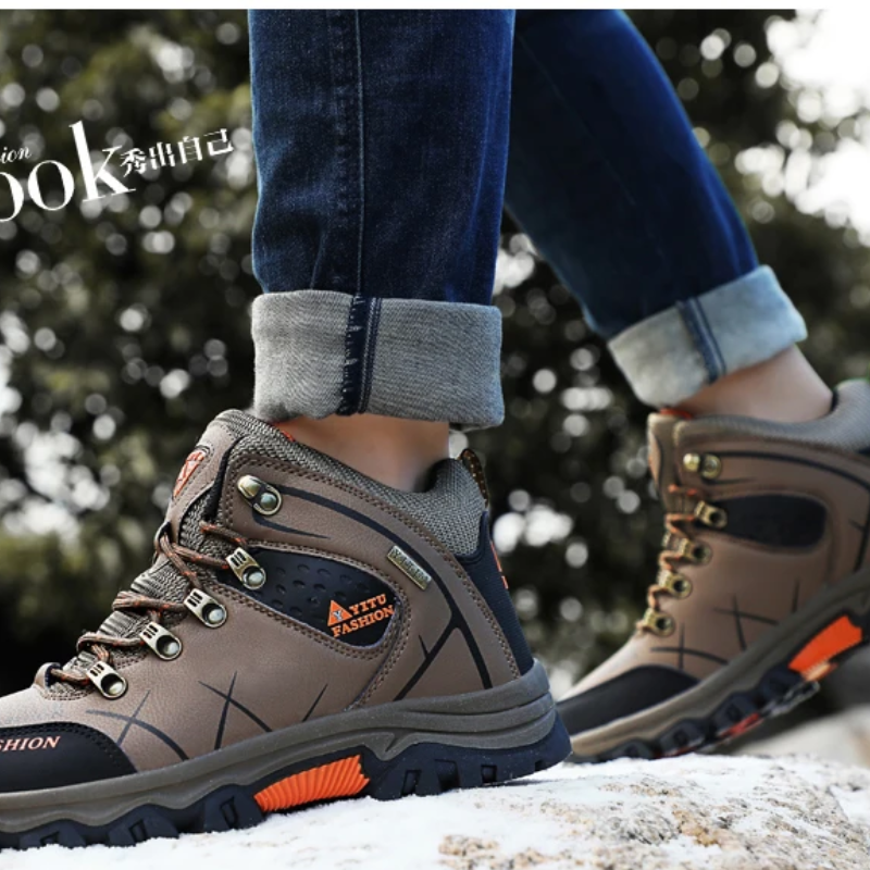 Heren Waterdicht Warm Gevoerd Outdoor Trekkingschoenen