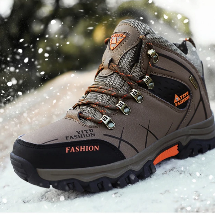 Heren Waterdicht Warm Gevoerd Outdoor Trekkingschoenen