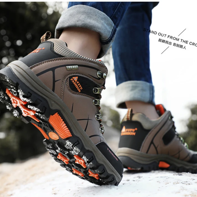 Heren Waterdicht Warm Gevoerd Outdoor Trekkingschoenen