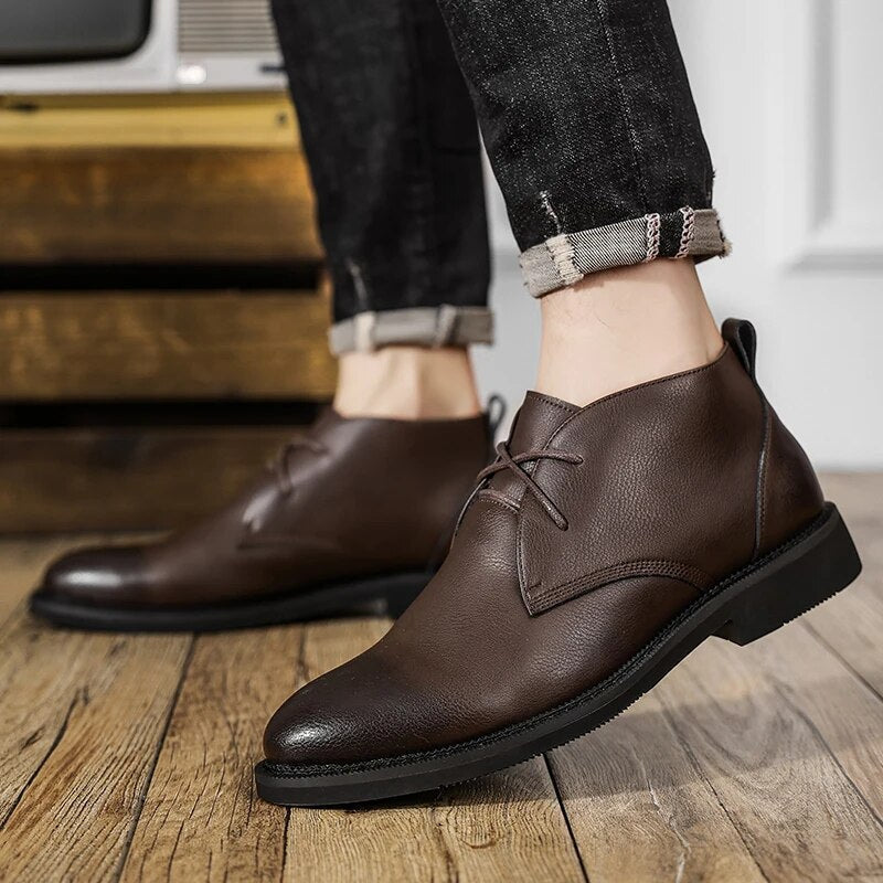 Stafford - Classic and elegant leather ankle boots