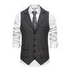 Elegant Lapel Vest voor Heren