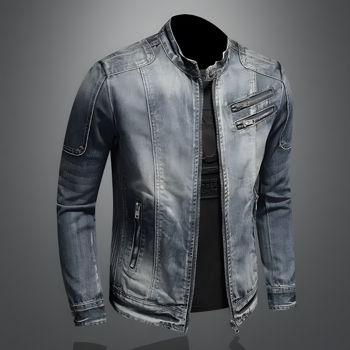 Heren - Retro Spijkerjack - Stijlvol Denim Jack - Casual Mode voor Trendy Outfits