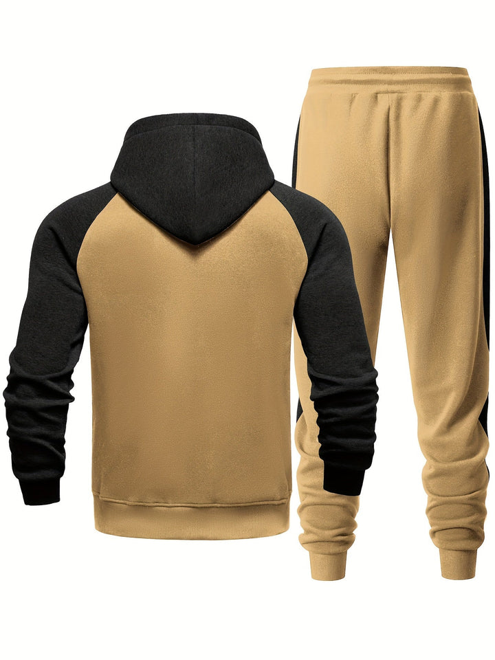 Heren trainingspak 2 stuk Zip Up trainingspakken Casual Athletic Jogging Suit Sets