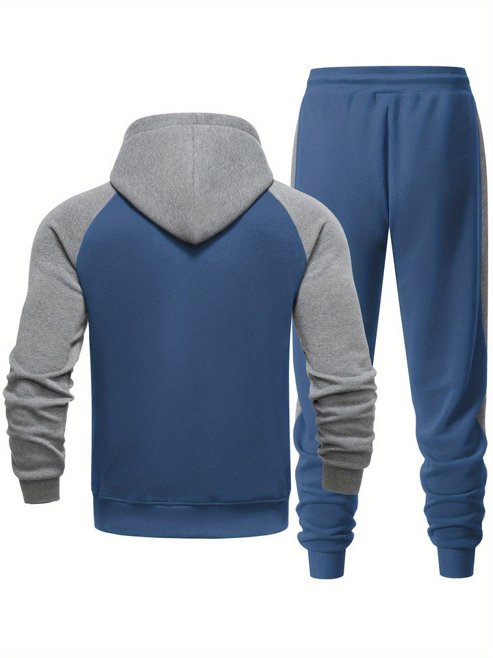 Heren trainingspak 2 stuk Zip Up trainingspakken Casual Athletic Jogging Suit Sets