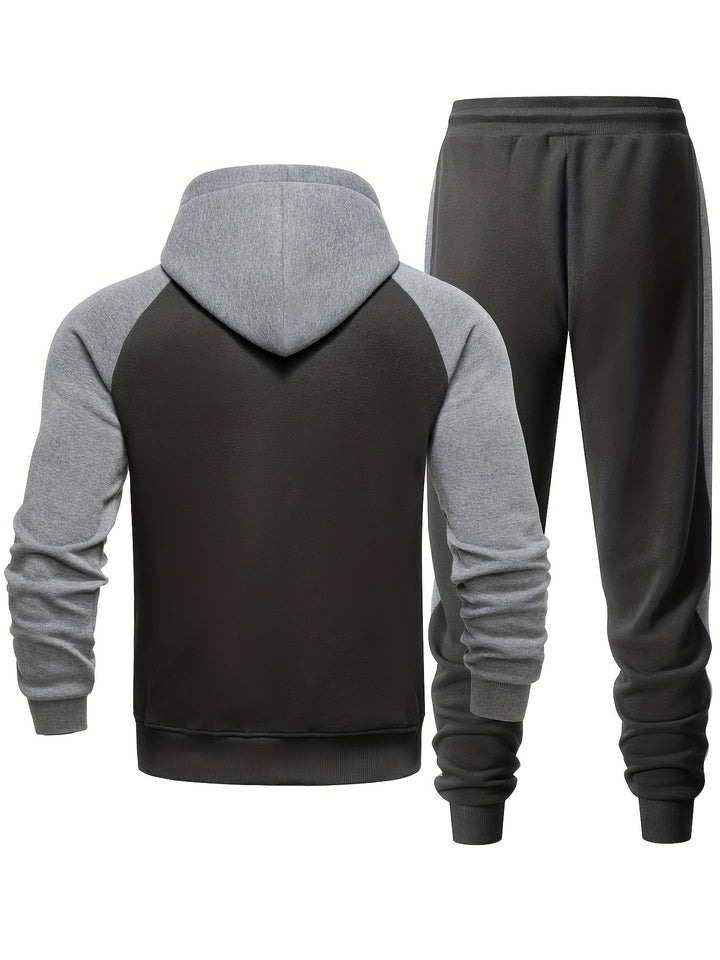 Heren trainingspak 2 stuk Zip Up trainingspakken Casual Athletic Jogging Suit Sets