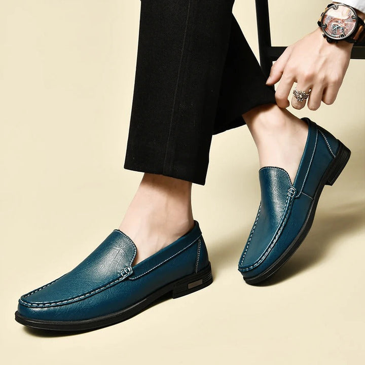 Stafford - Slanke en comfortabele leren loafers