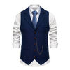 Elegant Lapel Vest voor Heren