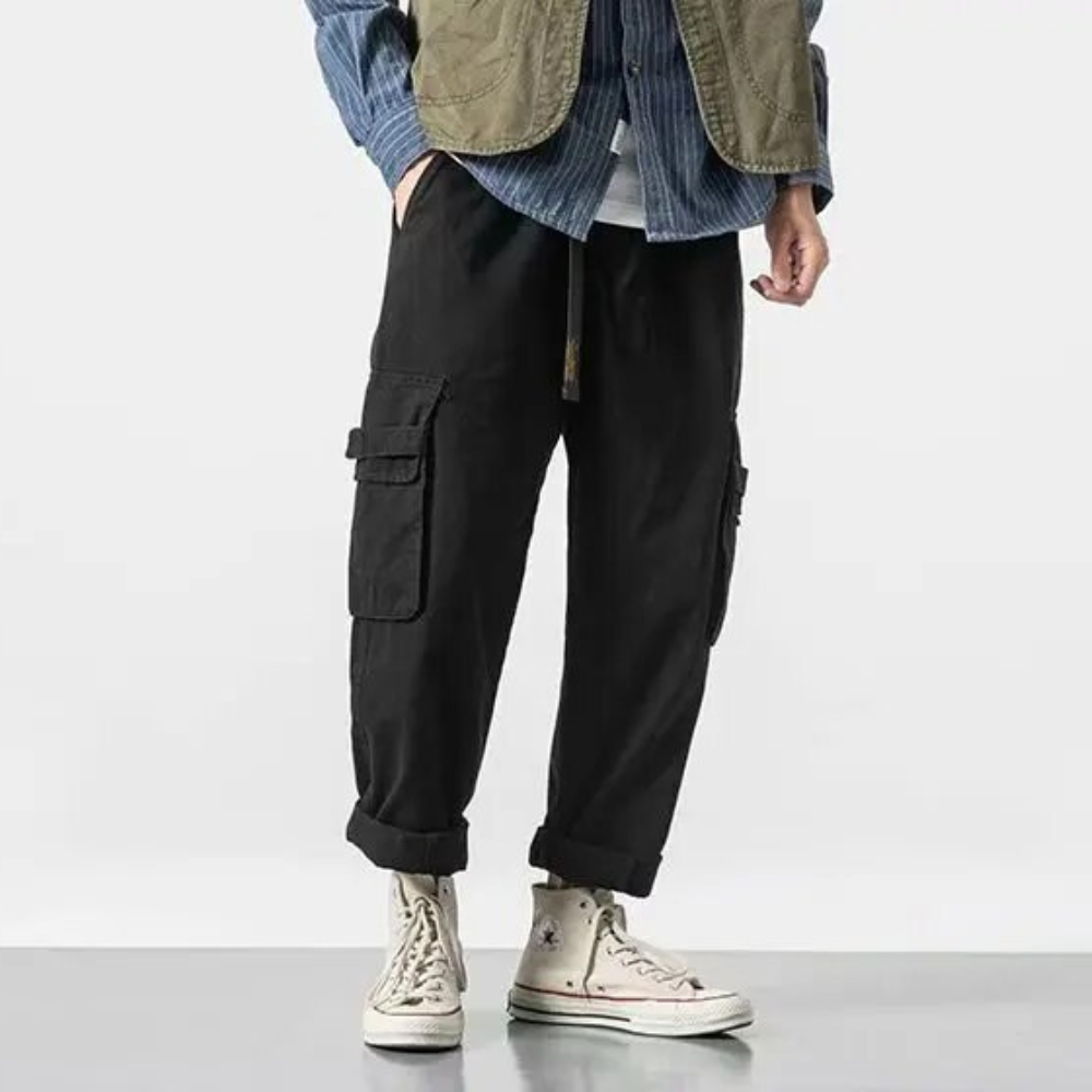 Vintage cargo baggy broek