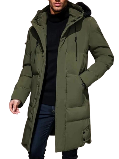 Heren Dikke Winterjas - Warm Materiaal - Comfortabele Stijl - Perfect voor Koude Dagen