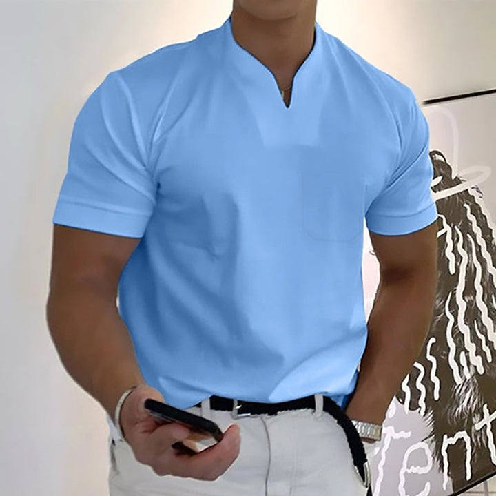 Heren - Elegant fitness T-shirt met korte mouwen - Ademend en lichtgewicht - Perfect voor elke gelegenheid