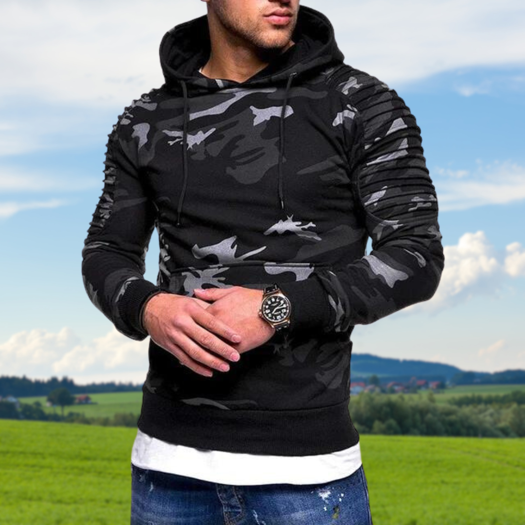 Heren - Kapuzenpullover - Camouflage - Bequemer Hoodie für Outdoor-Aktivitäten