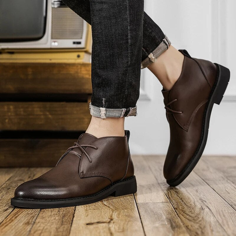 Stafford - Classic and elegant leather ankle boots