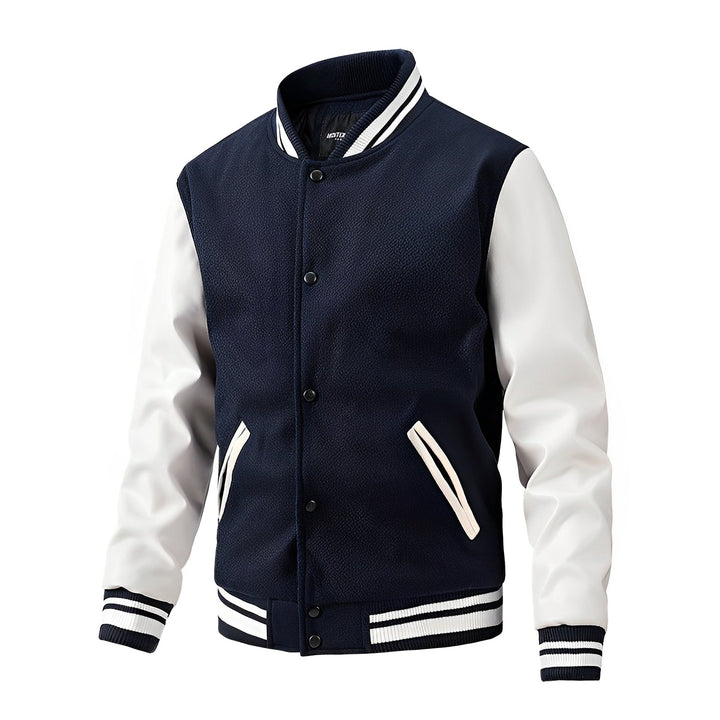 Heren - Stijlvol Baseballjack - Duurzaam Materiaal - Trendy Casual Look