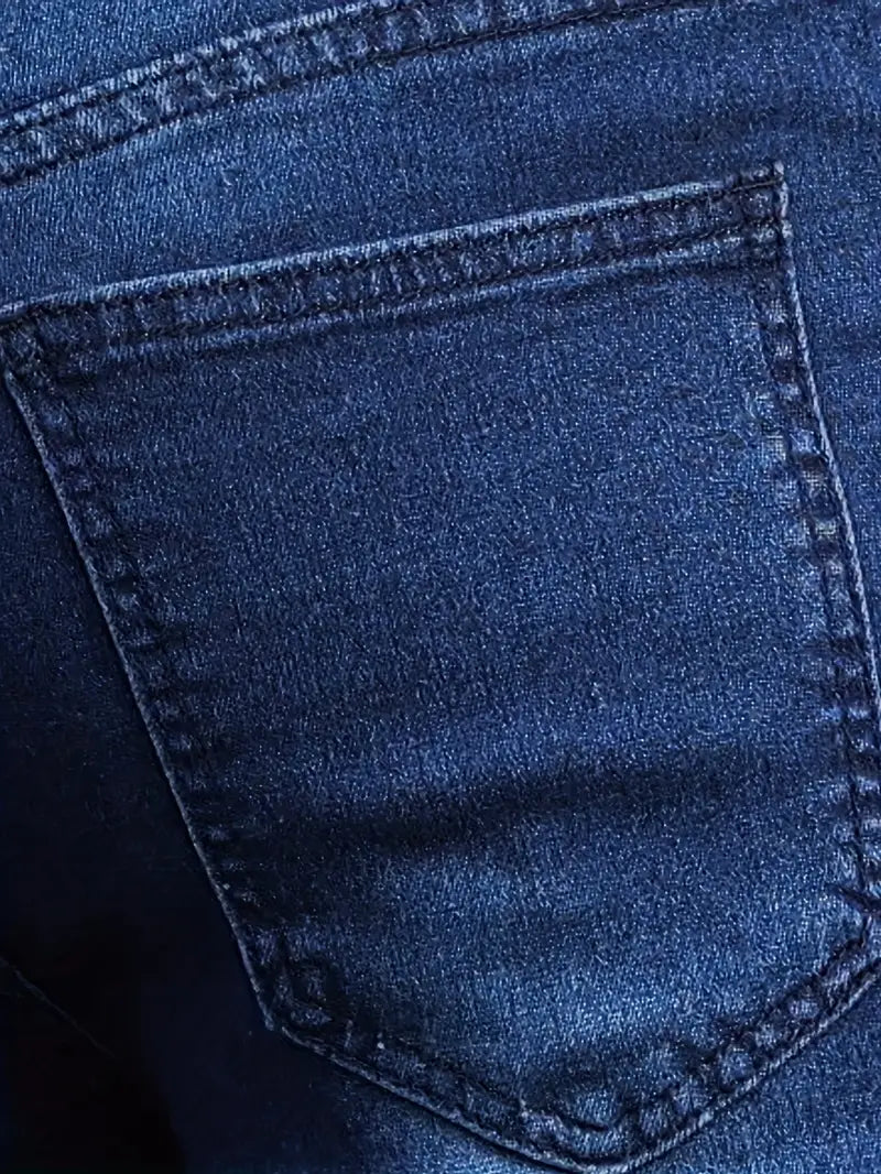 Mannen - Jeans - Comfortabele Denim - Stijlvolle Vrijetijdskleding voor Elke Gelegenheid