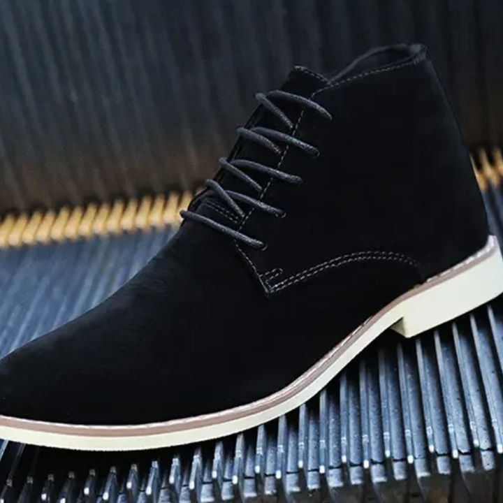 Klassieke suède chukka laarzen voor heren, comfortabele casual schoenen