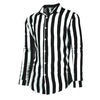 Heren - Ademend katoenen overhemd - Gestreept casual overhemd - Perfect voor elke gelegenheid