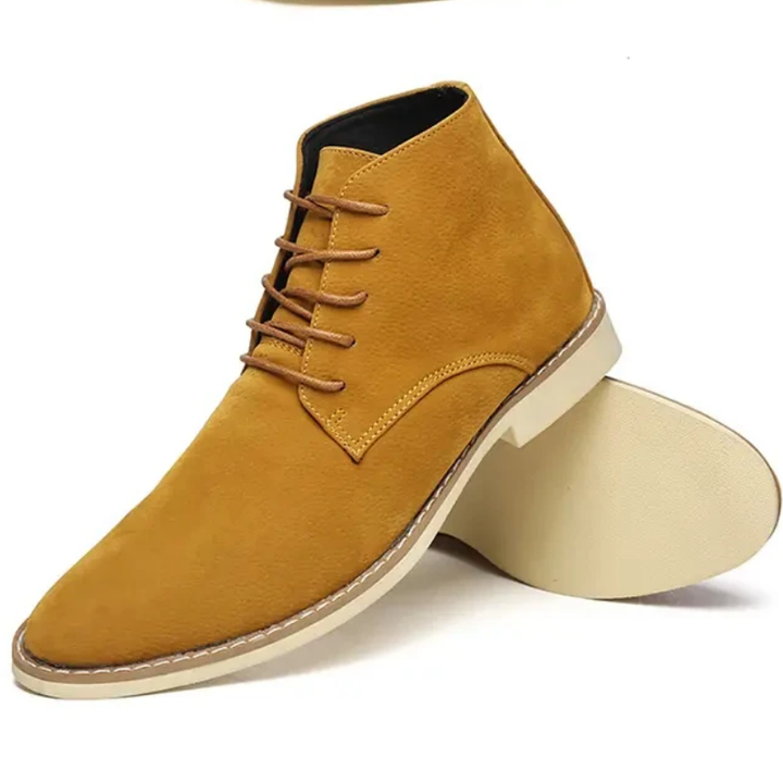 Klassieke suède chukka laarzen voor heren, comfortabele casual schoenen