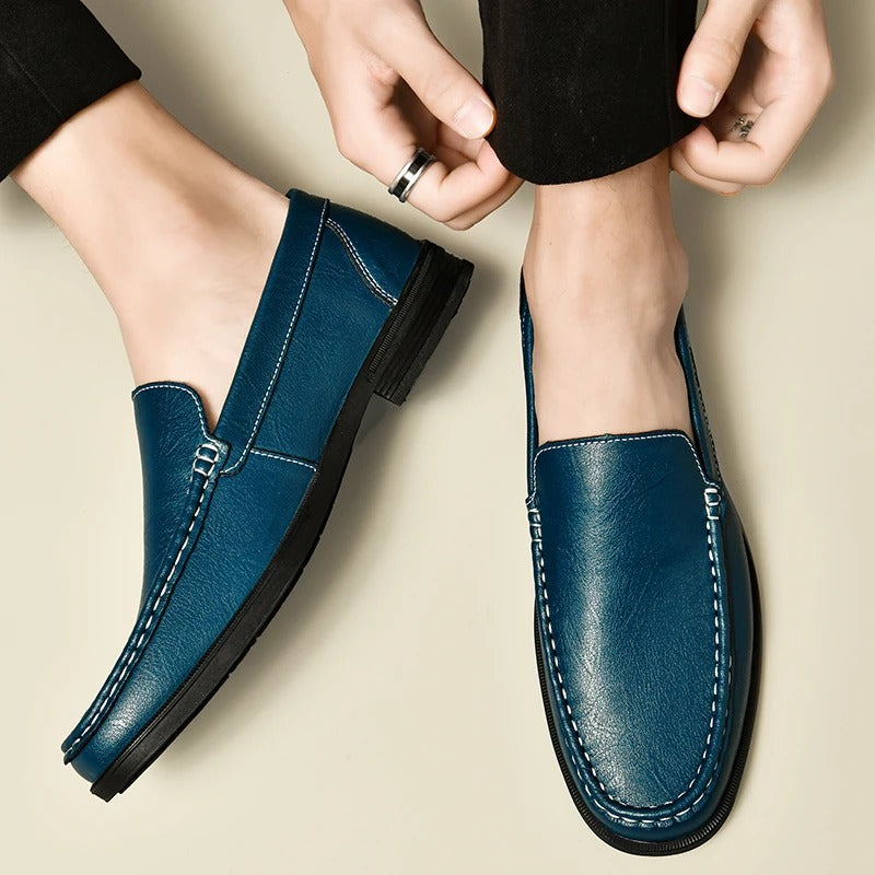 Stafford - Slanke en comfortabele leren loafers