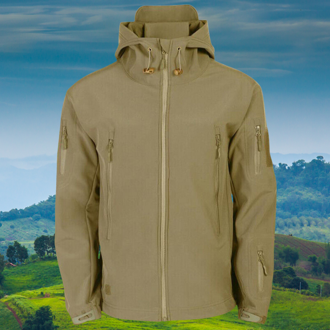 Heren - Wasserdichte Outdoorjacke - Atmungsaktives Material - Perfekte Begleitung für Abenteuer in der Natur