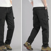 Grote maat stretch taille tactische cargo broek heren