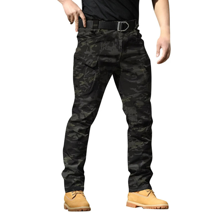 Camouflage cargo broek met meerdere zakken heren