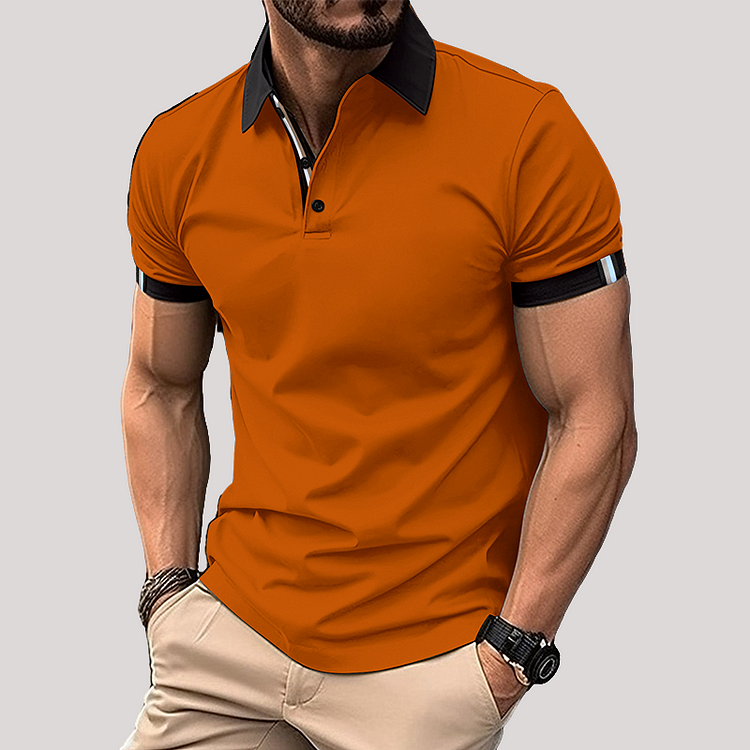 Poloshirt met revers met knopen