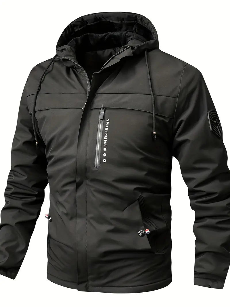 En winddichte Softshell jas voor heren