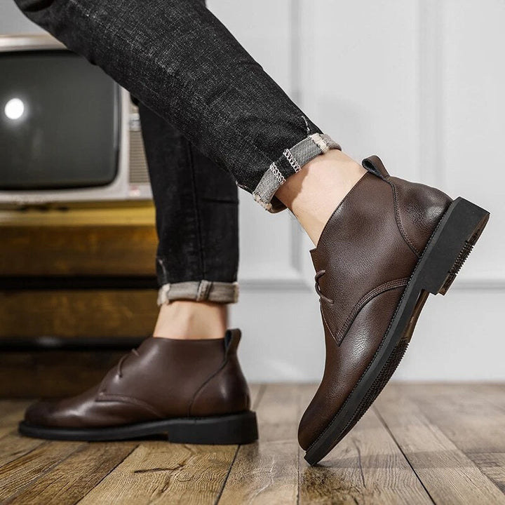 Stafford - Classic and elegant leather ankle boots