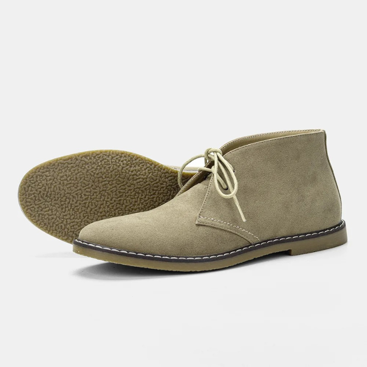 Stijlvolle suède chukka laarzen voor heren, comfortabel en elegant