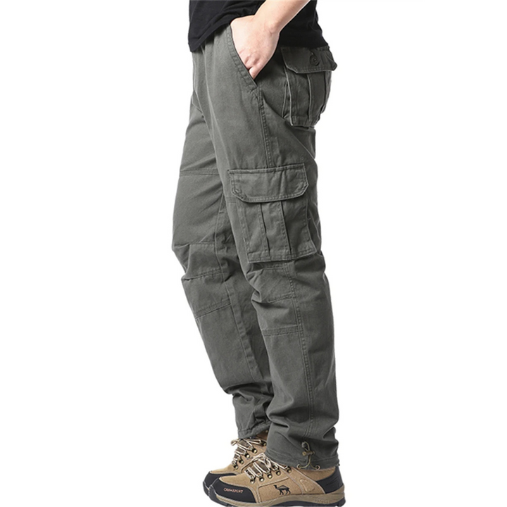 Grote maat stretch taille tactische cargo broek heren