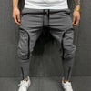 Mannen Ritssluiting Zak Hiphop Cargo Broek